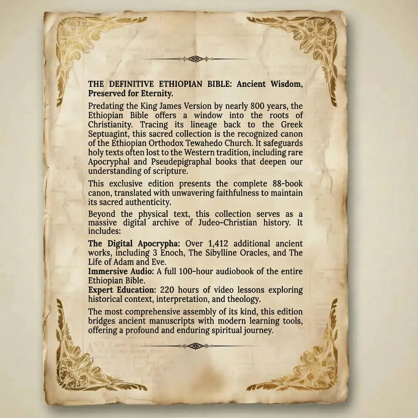 Complete Ethiopian Bible